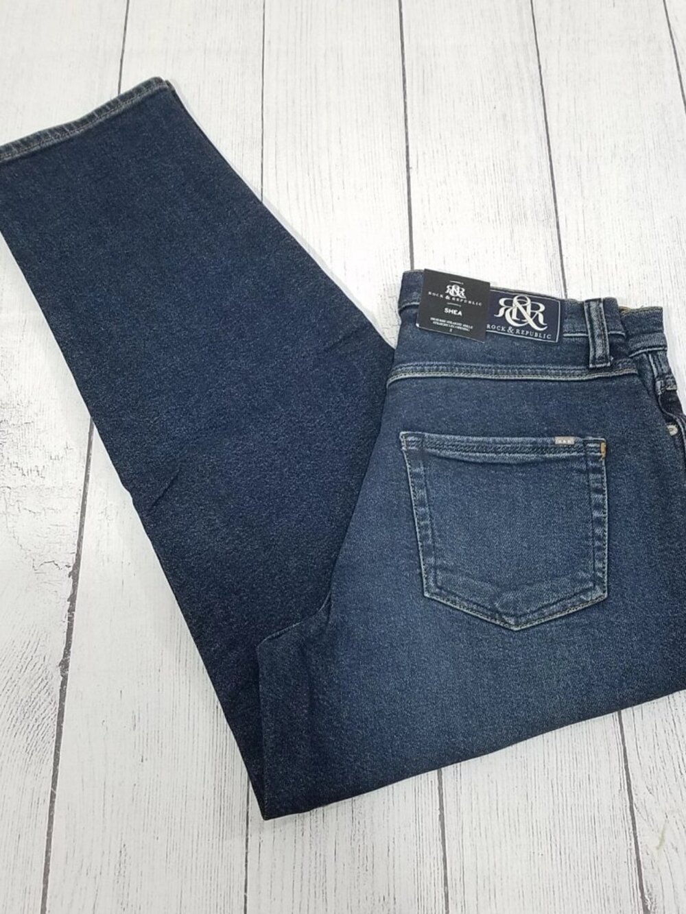 Rock & Republic Shea Straight Ankle Jeans Womens Size 2